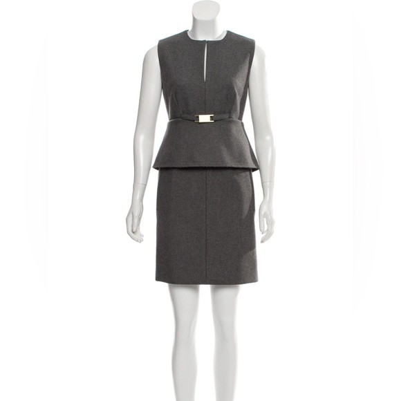 Diane von Furstenberg Delian Peplum Dress - Picture 1 of 4